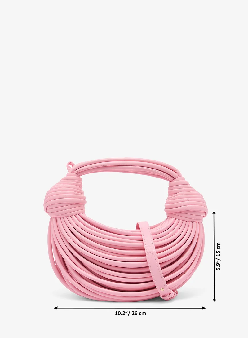 Namshi x Pink Statement Wire Clutch for Women | Best Price UAE